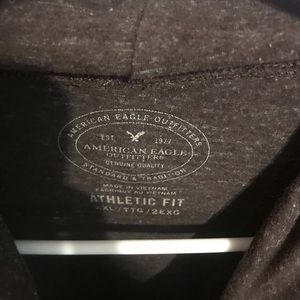 American Eagle long sleeve hooded Tshirt XXL